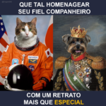 Eu vou fazer uma edição do seu pet na fantasia selecionada