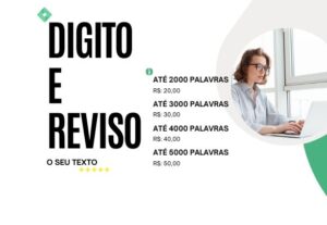 Eu vou digitar e revisar seu texto dentro de 24 horas.