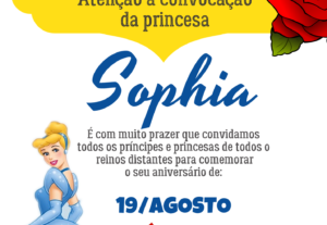 Eu vou criar o convite perfeito para seu aniversário