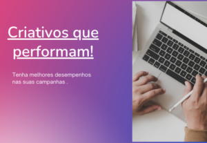 Eu vou fazer criativos para você vender mais