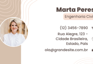Eu vou fazer o melhor cartão de visitas para o seu negocio