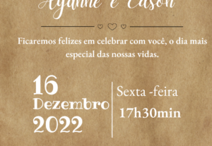 Eu vou produzir o convite do seu evento.