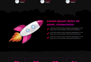 Eu vou fazer landing pages, modelo wordpress.