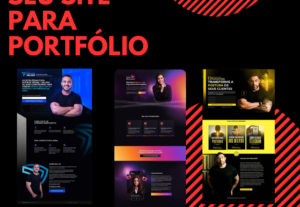 Eu vou Fazer seu site portfólio para você