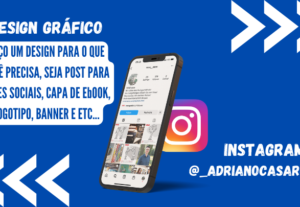 Eu vou criar um design gráfico para o que você precisar