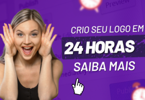 Eu vou fazer sua logomarca em um dia