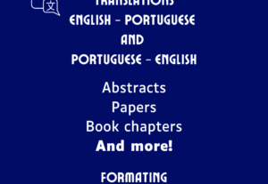 Eu vou traduzir documentos em português para Inglês