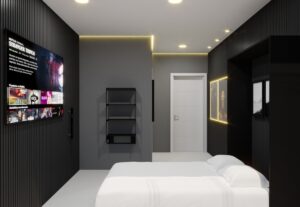 Eu vou fazer a modelagem de um ambiente ate 25m²