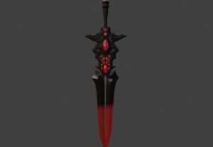 Eu vou fazer modelo 3D de armas medievais para jogos