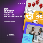 Eu vou criar as artes para sua suas redes sociais