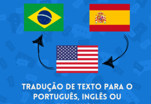 Eu vou traduzir seu texto para o português/ inglês/ espanhol...