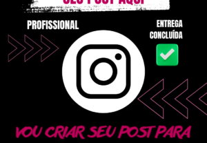 Eu vou criar posts para sua rede social