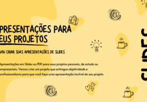 Eu vou criar sua apresentação de Slides