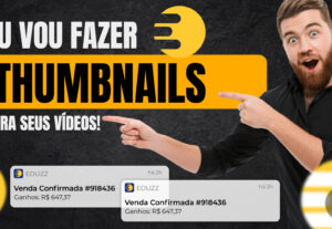 Eu vou fazer uma thumbnail para seu vídeo do Youtube
