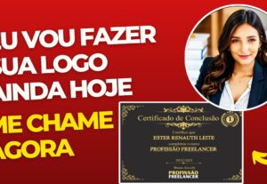 Eu vou fazer sua logo em apenas 1h