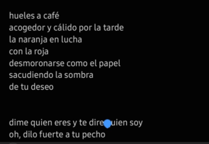 Eu vou compor um poema para você