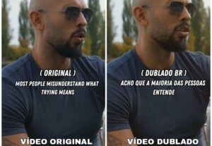 Eu vou dublar e editar os seus vídeos