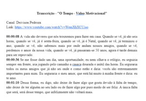 Eu vou Transcrever seus áudios com revisão