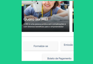 Eu vou abrir seu mei, emitir suas nf e guia do imposto.
