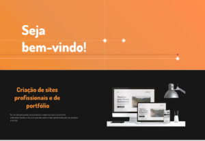 Eu vou criar seu site com duas páginas.