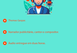 Eu vou te ajudar a vender com a minha voz.