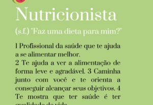 Eu vou escrever 5 posts para Instagram de uma nutricionista