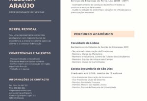 Eu vou Fazer o seu currículo profissional.