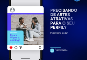 Eu vou fazer artes para o seu Instagram