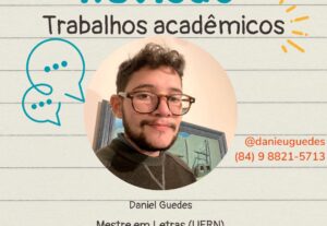 Eu vou revisar o seu texto de forma rápida e detalhista