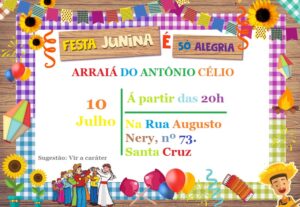 Eu vou fazer convite para festas e eventos