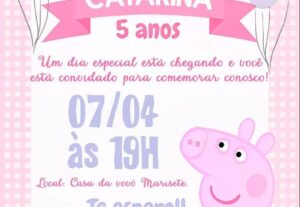 Eu vou fazer um convite virtual personalizado