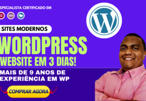 Eu vou criar seu Site ou Blog em WordPress em 3 dias