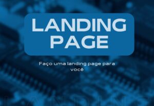 Eu vou fazer uma landing page para você