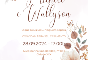 Eu vou fazer arte gráfica para seu casamento