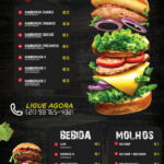 Eu vou fazer um cardápio para seu restaurante