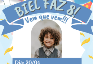 Eu vou Fazer o convite para sua festa ou evento.