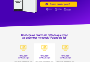 Eu vou fazer sua pagina de vendas