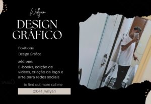 Eu vou fazer design de sua preferência