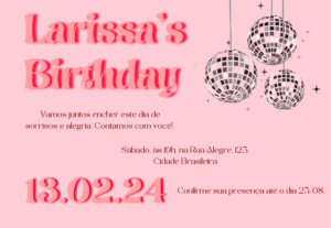 Eu vou realizar o design personalizado do seu convite