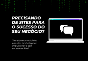 Eu vou fazer um site para você