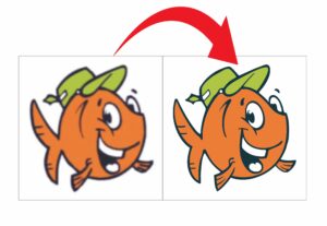 Eu vou vetorizar sua arte. Entrego em Pdf ou png