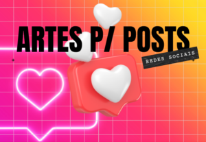 Eu vou fazer a arte de um post para sua rede social