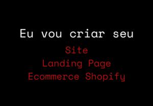 Eu vou fazer sua landing page