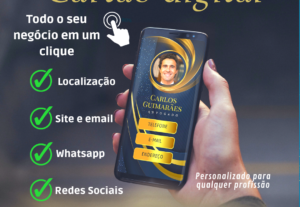 Eu vou fazer o seu cartão digital abrir muitas portas