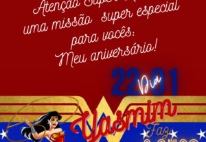 Eu vou criar convites através dos seus sonhos, para ser únic...