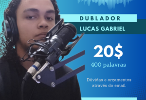 Eu vou Gravar dublagens/narrações c/ qualidade AT2020