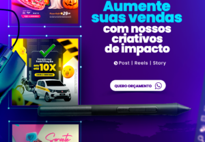 Eu vou fazer um pack de 10 artes para o seu negócio.