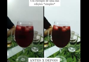 Eu vou editar videos/fotos e posso digitar textos.