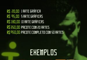 Eu vou fazer uma arte gráfica elaborada para seu negócio