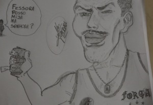 Eu vou Fazer caricaturas a lápis sua